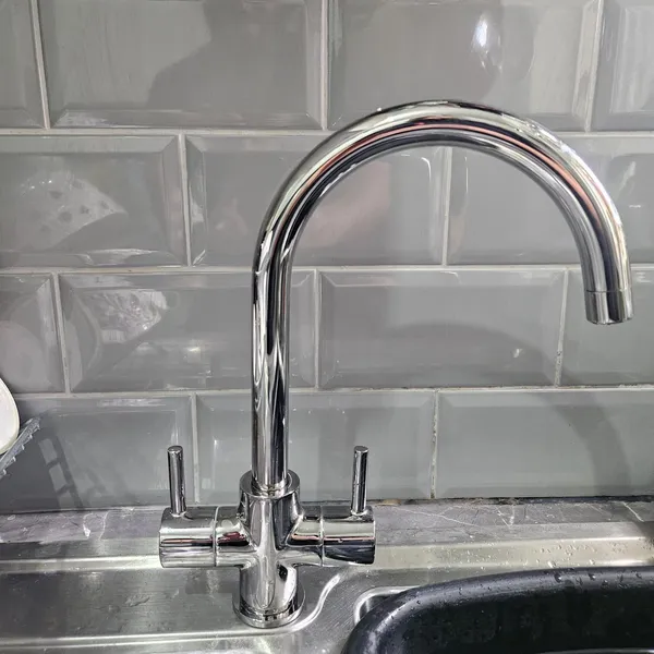 New chrome kitchen mixer tap fitted in Coventry