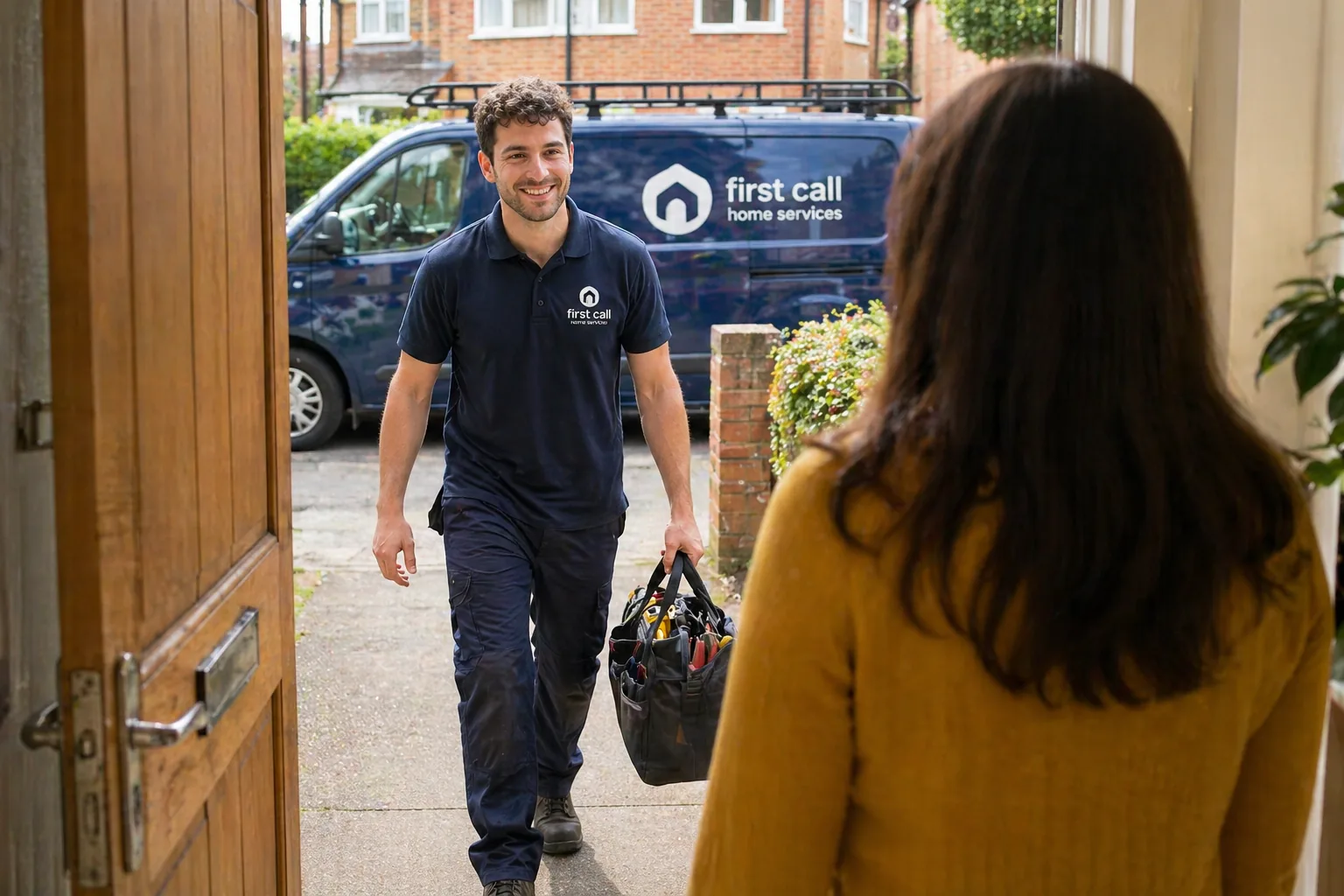 Happy First Call customer